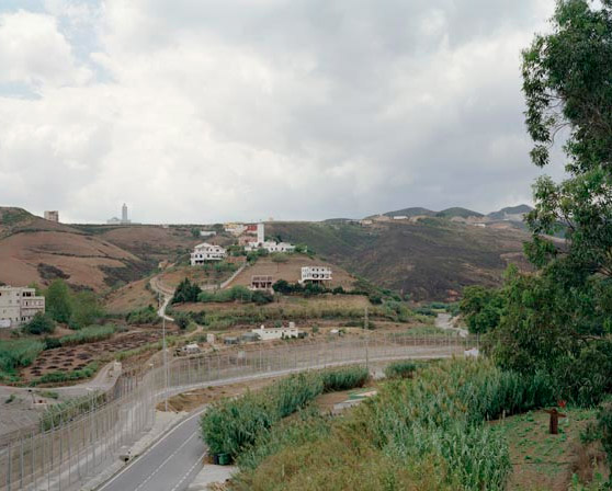 Specific Geographies I. Ceuta Border Fence, 2009. C-Type chromogenic copies from negative.